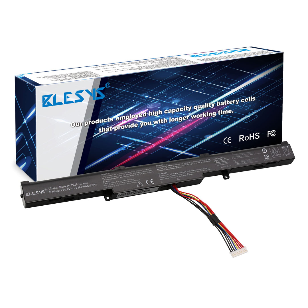 BLESYS 14.4V 4-Zellen Laptop Akku für ASUS A41-X550E A751 A751BP A751LA A751LB A751LD A751LDB A751LJ