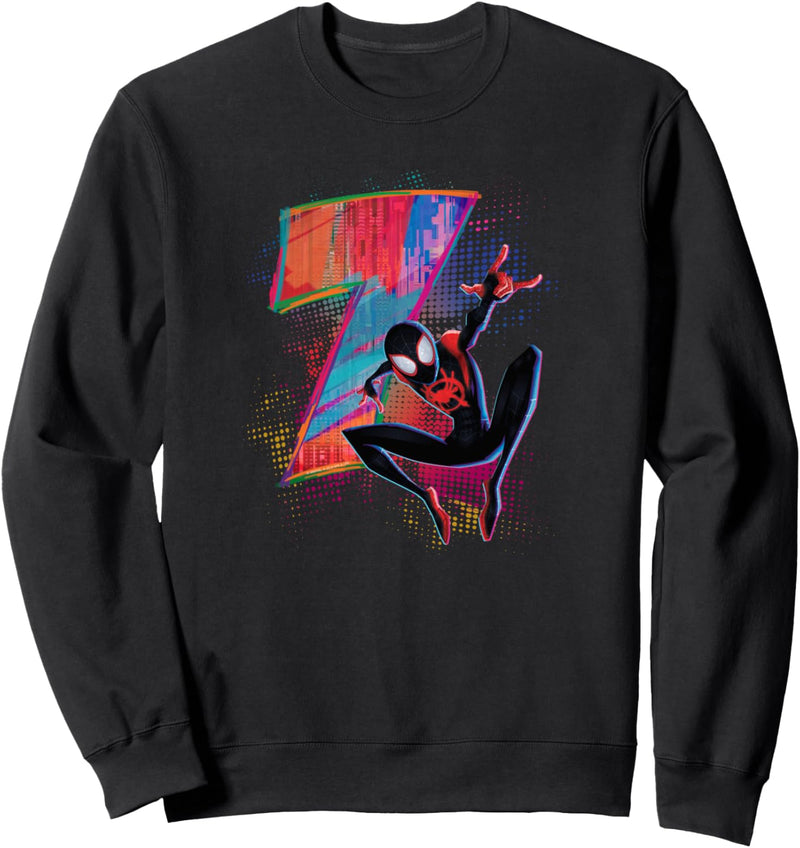 Marvel Spider-Man Miles Morales 7th Birthday Graphic Sweatshirt