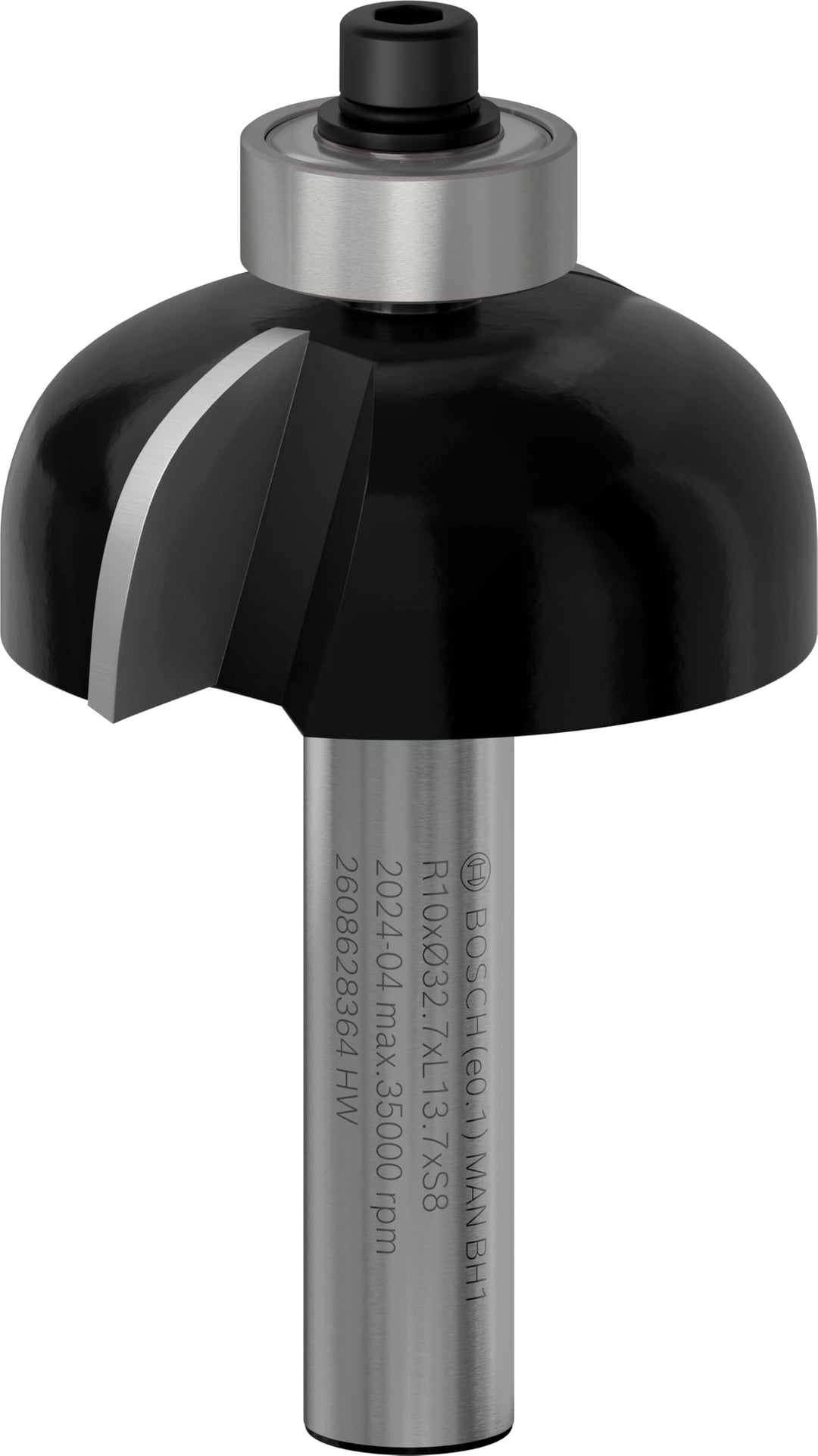 Bosch 1x PRO Hohlkehlfräser (für Weichholz, Hartholz, Ø 32,7 mm, Professional Zubehör Handfräse, Kan