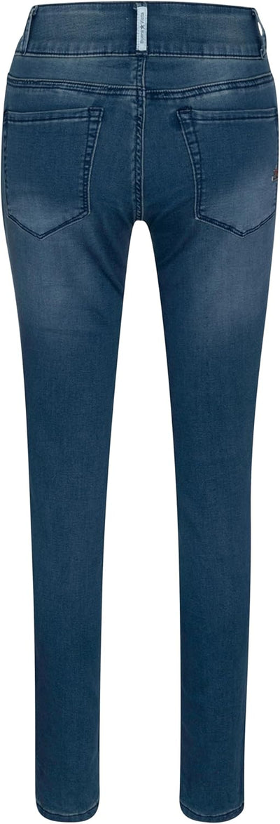 Buena Vista Damen Sweat Denim Tummyless M Middel Blue, M Middel Blue