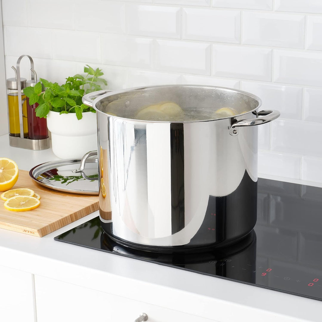IKEA IKEA 365+ Topf mit Deckel, 15,0 l, Edelstahl