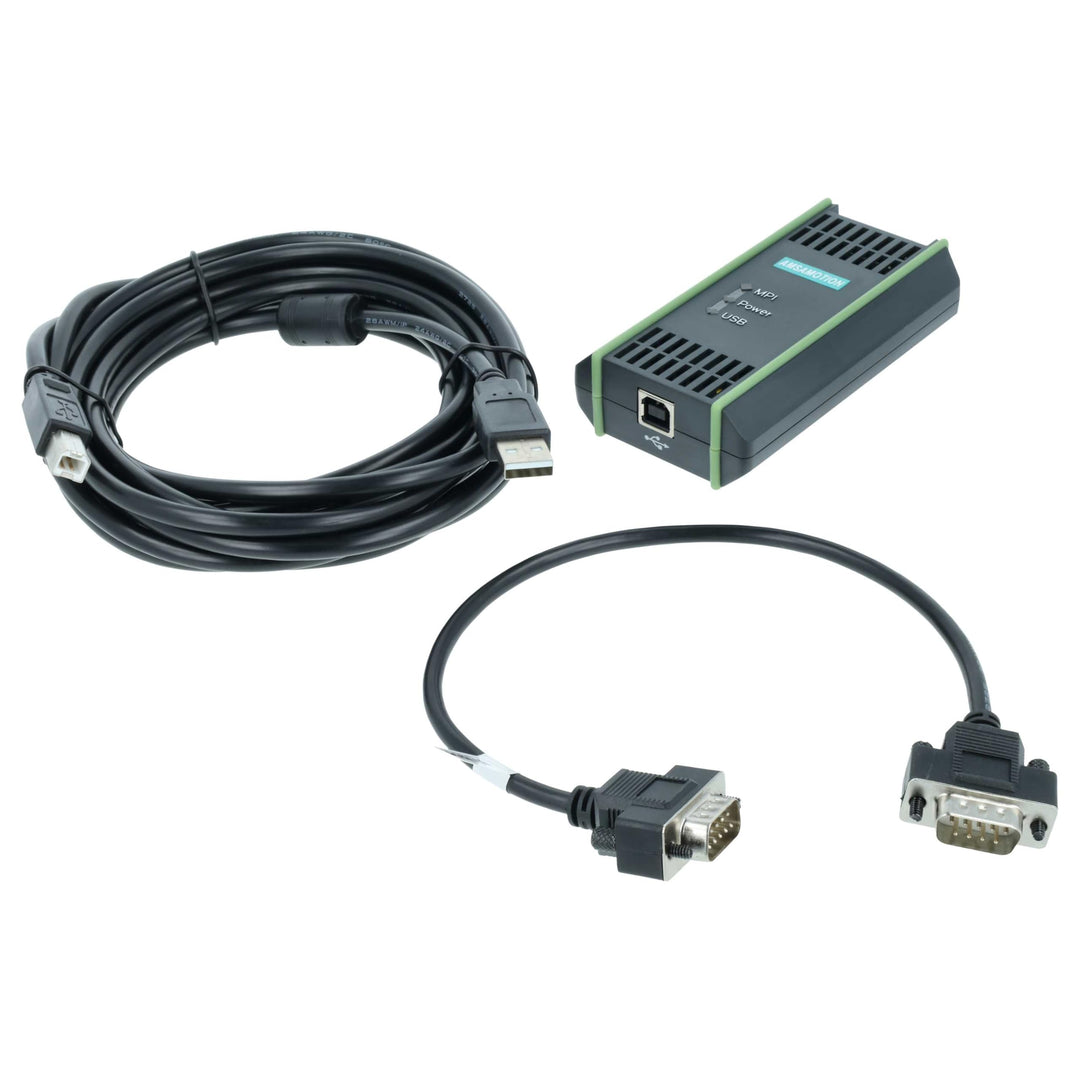 vhbw Programmierkabel USB Steuerungssystem kompatibel mit Siemens Simatic S7-200, S7-300, S7-400 - A