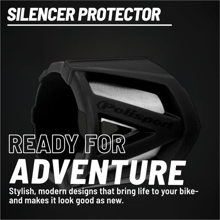 Polisport 340-400 Mm Silencer Protector One Size