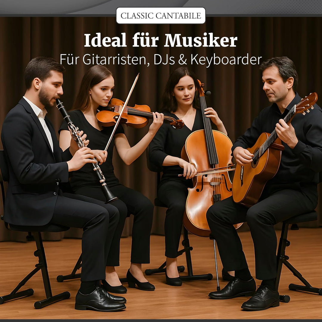 Classic Cantabile ST-200 PRO 2X Set Stehhilfe Stehstuhl Stehsitz Bügelstuhl (massives Stahlgestell,