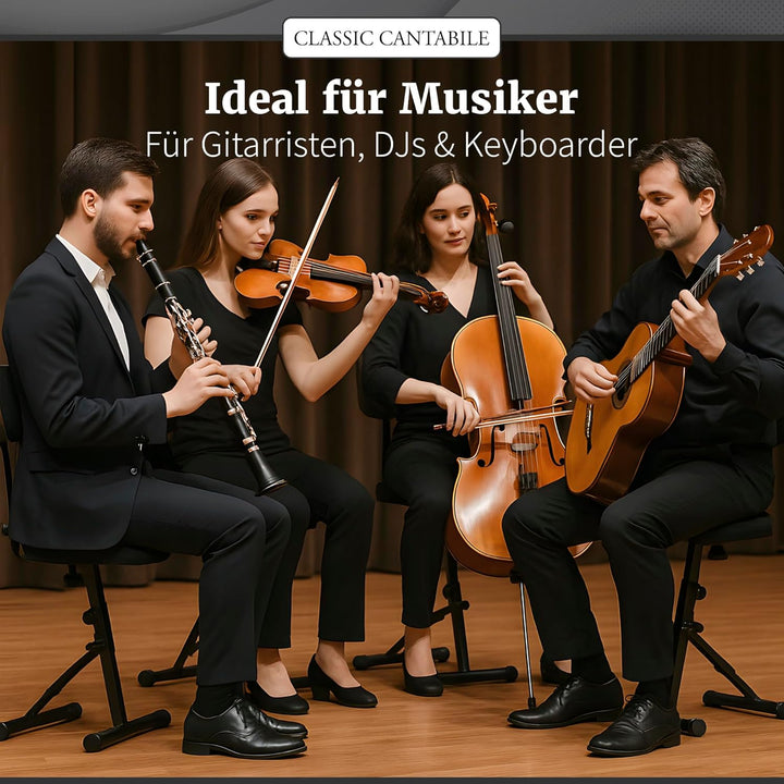 Classic Cantabile ST-200 PRO 2X Set Stehhilfe Stehstuhl Stehsitz Bügelstuhl (massives Stahlgestell,