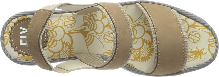 FLY London Damen Yaco416fly Sandale 37 EU Sand, 37 EU Sand