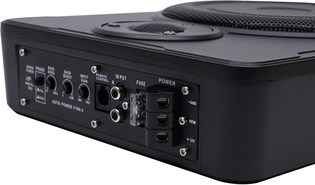Auto Untersitz Subwoofer Kompakt Kfz Aktiv Bassbox Mit Kabel Set Car Audio Modifizierter UltradüNner