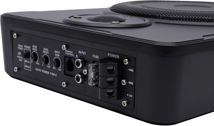 Auto Untersitz Subwoofer Kompakt Kfz Aktiv Bassbox Mit Kabel Set Car Audio Modifizierter UltradüNner