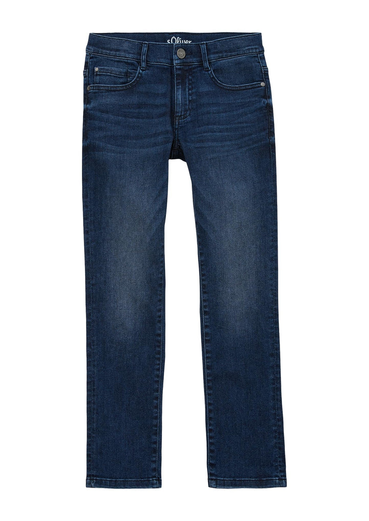 s.Oliver Junior Jungen Jeans Hose, Seattle Slim Fit Blue 140/BIG