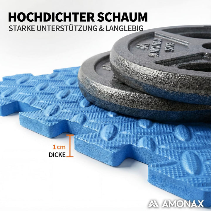 Amonax Bodenschutzmatte Fitness Puzzlematte, Schaumstoff Gym Matte Puzzlematte Kinder, Pool Bodensch