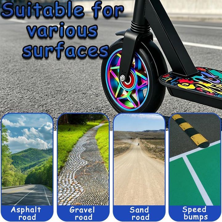 2 Stück Stunt Scooter Rollen,110mm Ersatzräder für Scooter, Stunt ScooterReifen ABEC-9 Kugellager,Al