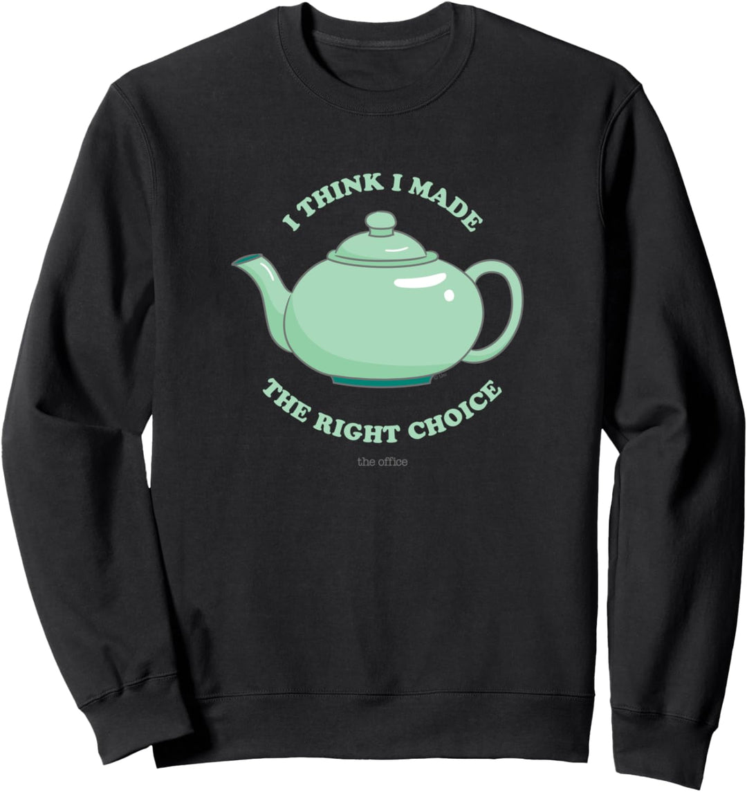 The Office Die richtige Wahl Teekanne Sweatshirt