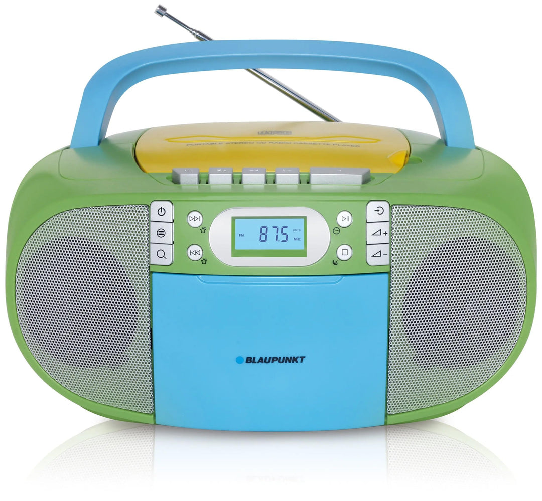 Blaupunkt B 130 tragbarer CD-Player | Kassettenrekorder | Hörbuch Funktion | USB | Aux In | PLL UKW
