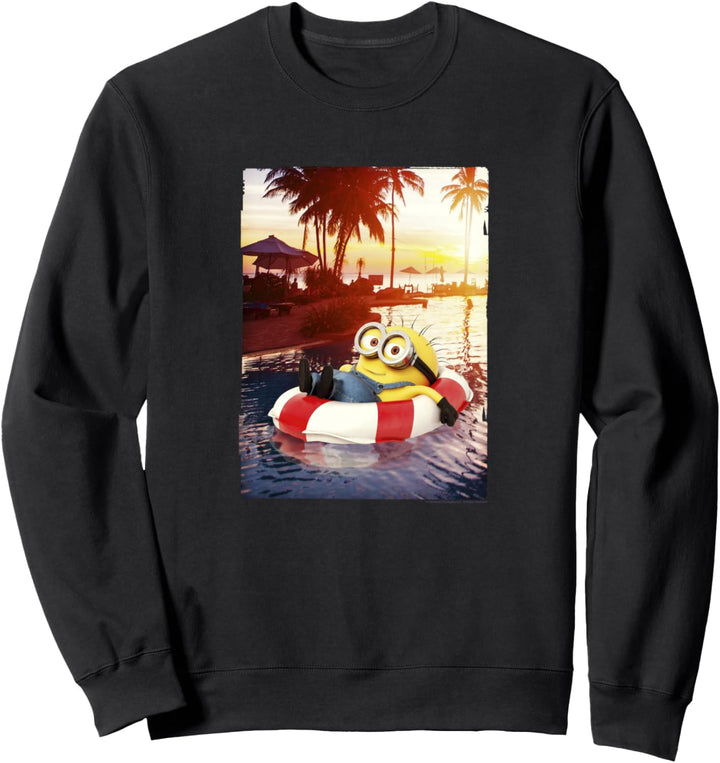 Despicable Me Carl Inner Tube On Vacation Sweatshirt