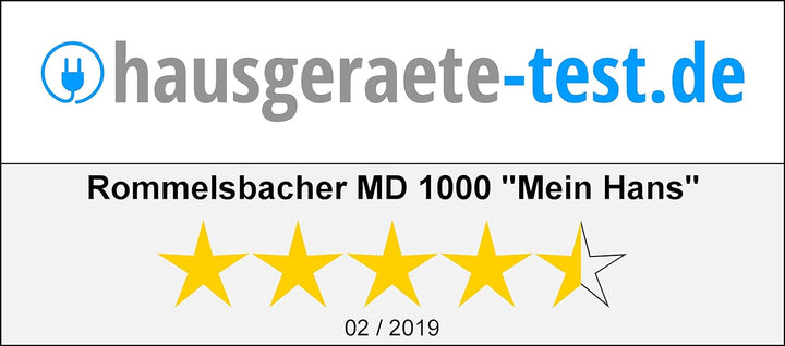 ROMMELSBACHER Elektrischer Dampfdruck- & Multikocher MD 1000 'MeinHans' – Das Original - 14 Automati