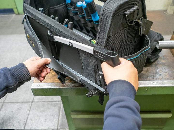 HAZET Universal Werkzeugtasche 191T-6/73, gross, 73-teilig, mit Säge, Wasserwaage, Schraubendrehern,