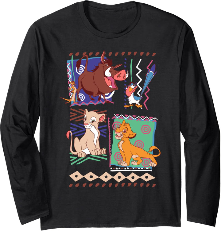 Disney The Lion King Group Shot Panels Langarmshirt