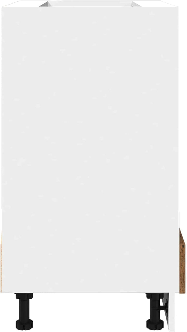 vidaXL Backofenschrank Riga Altholz 60 x 46 x 81,5 cm Holzwerkstoff, Grosser Stauraum, Langlebiger K