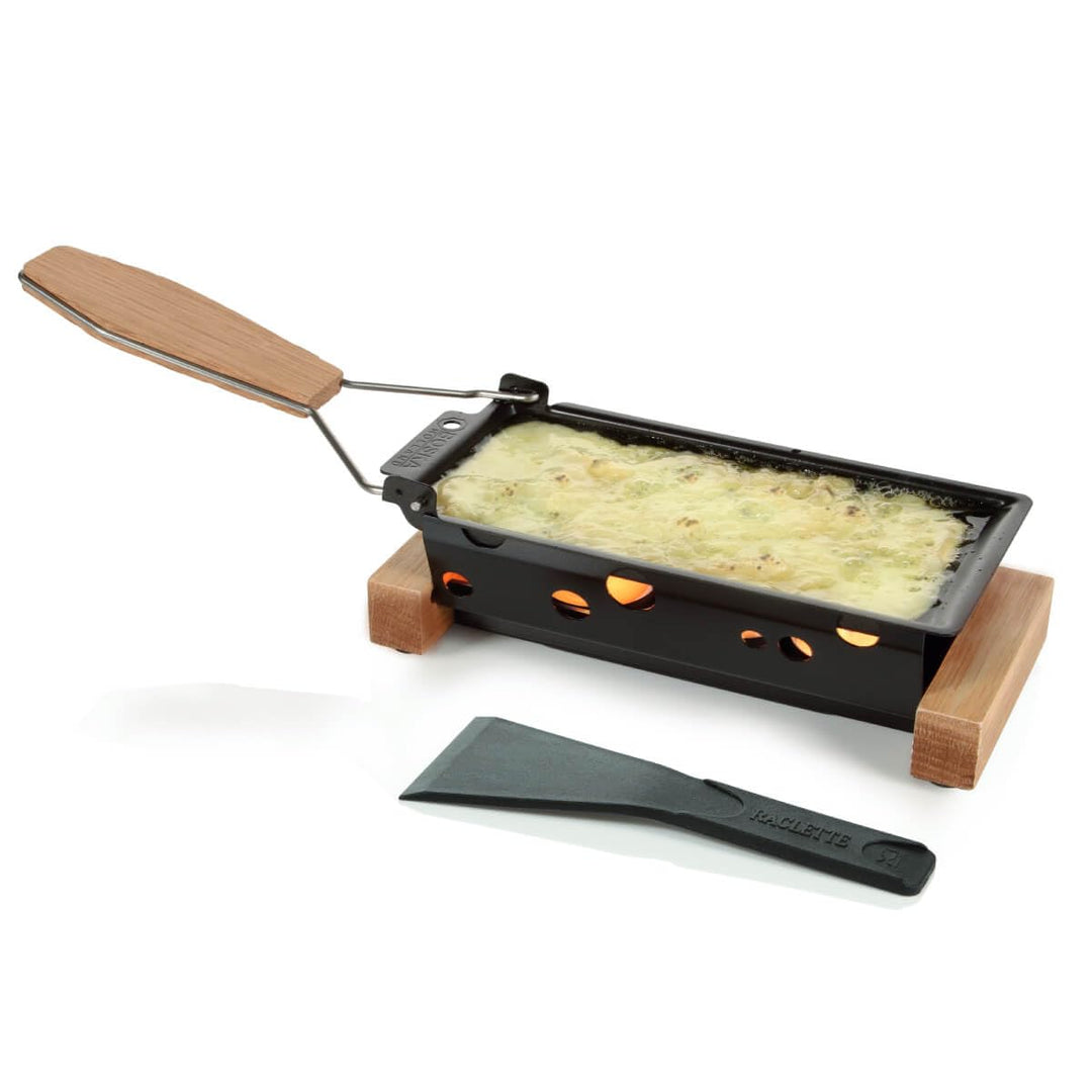 Boska Raclette 2 Personen Vienna - Mini raclette für Zwei Teelichter - Functional Design Dunkles Hol