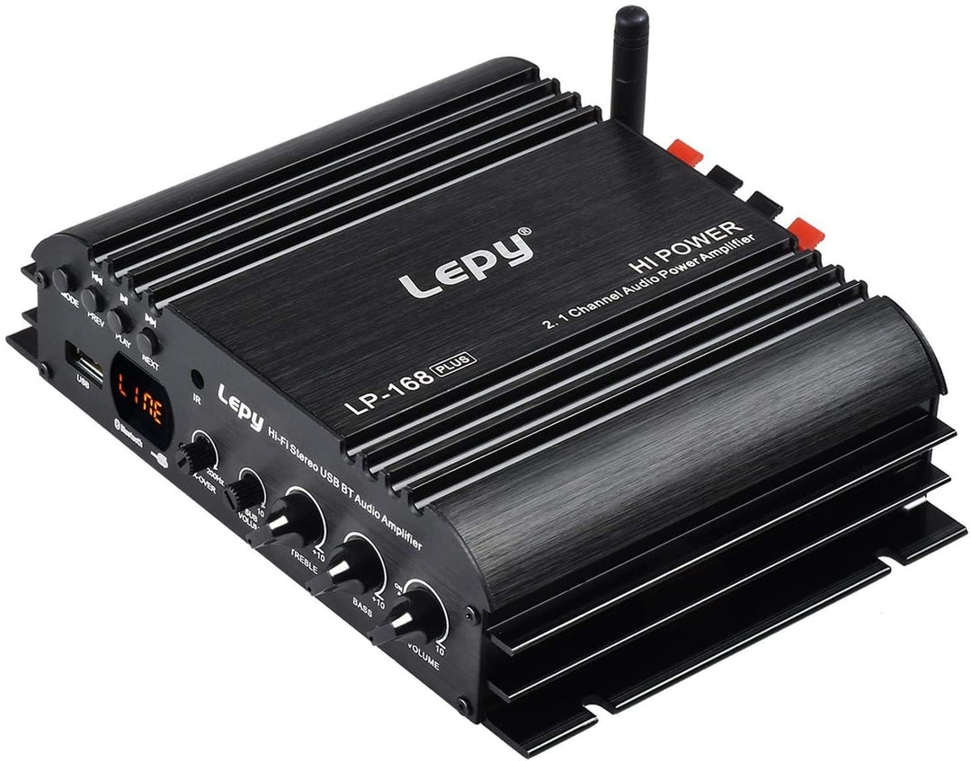 Lepy LP-168 Plus Bluetooth 2.1 Kanal IR 2 x 45W 1 x 68W HiFi Digital Stereo Bass Audio USB MP3 MP4 D
