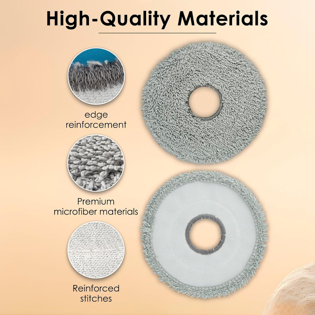 (10 Stück) X50 Ultra Ersatz Mopp Pads Wischpad für Dreame X50 Ultra/ X40 Ultra/ X30 Ultra/ L10s Ultr