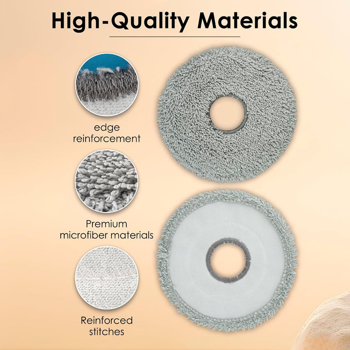 (10 Stück) X50 Ultra Ersatz Mopp Pads Wischpad für Dreame X50 Ultra/ X40 Ultra/ X30 Ultra/ L10s Ultr