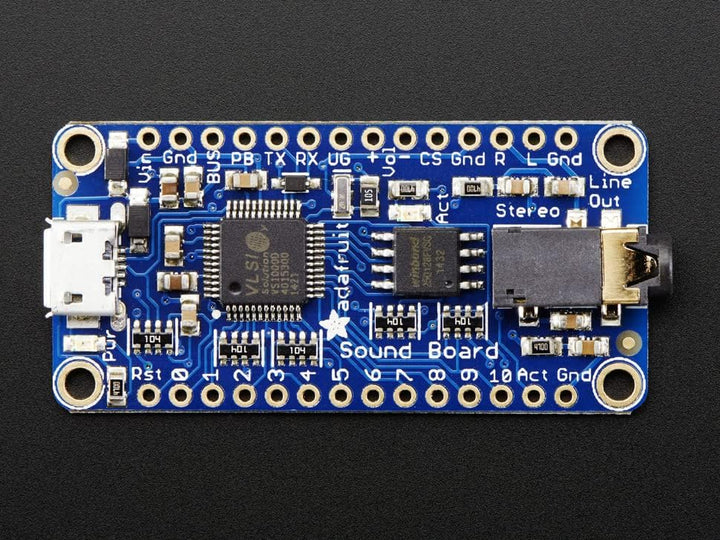 Adafruit Audio FX Sound Board - WAV/OGG Trigger with 16MB Flash [ADA2220]