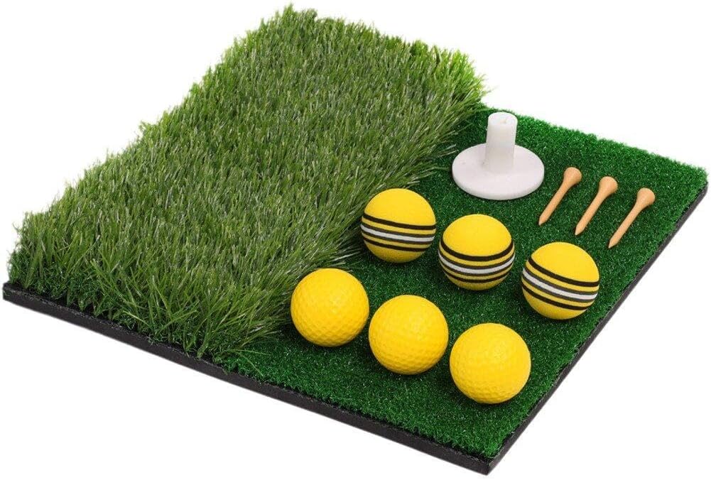 Golf-schlagmatte, Kunstrasen, Dual-oberflächen-Rasen-golfmatte, Tragbare Golf-schlagmatte Für Das Üb