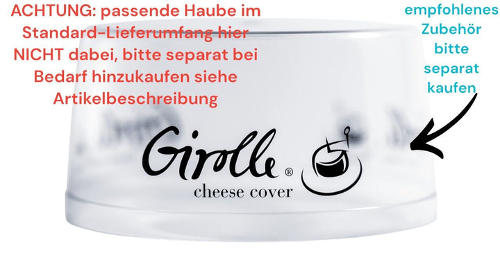 mini ORIGINAL LA GIROLLE AHORN-HOLZ kompakter KÄSEHOBEL FÜR TETE DE MOINE 1/2 Laib + CHOCOFLEUR SCHO