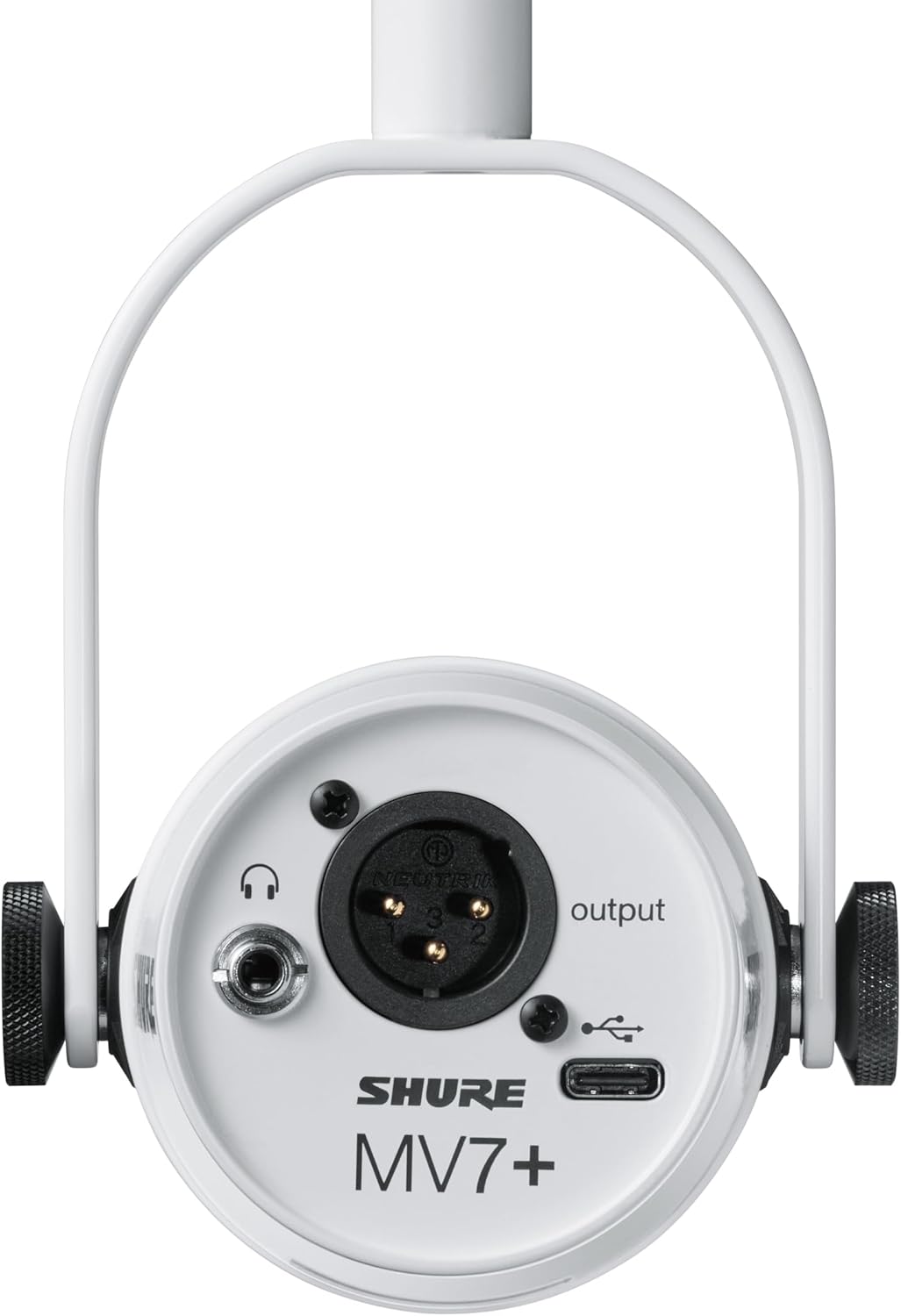 Shure MV7+ Podcast Mikrofon-Verbessertes Audio, LED-Touchpanel, USB-C- und XLR-Ausgänge, Auto-Level-