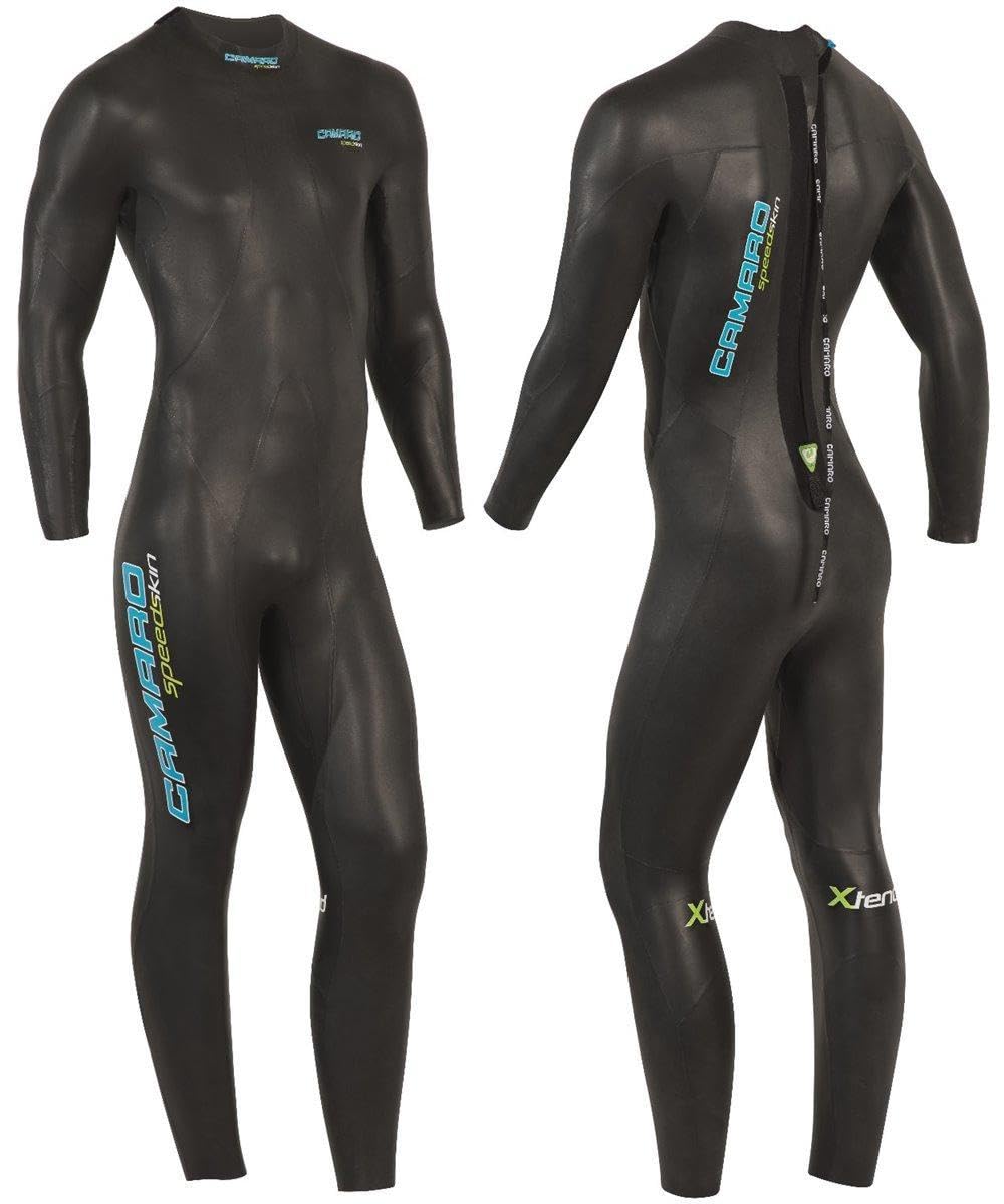 Camaro Herren Speedskin Overall Triathlon Neoprenanzug S Schwarz, S Schwarz