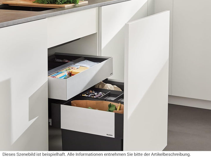 BLANCO Organisationsschublade | Kunststoff | 60er Unterschrank | Ordnung schaffen mit System | Gedäm