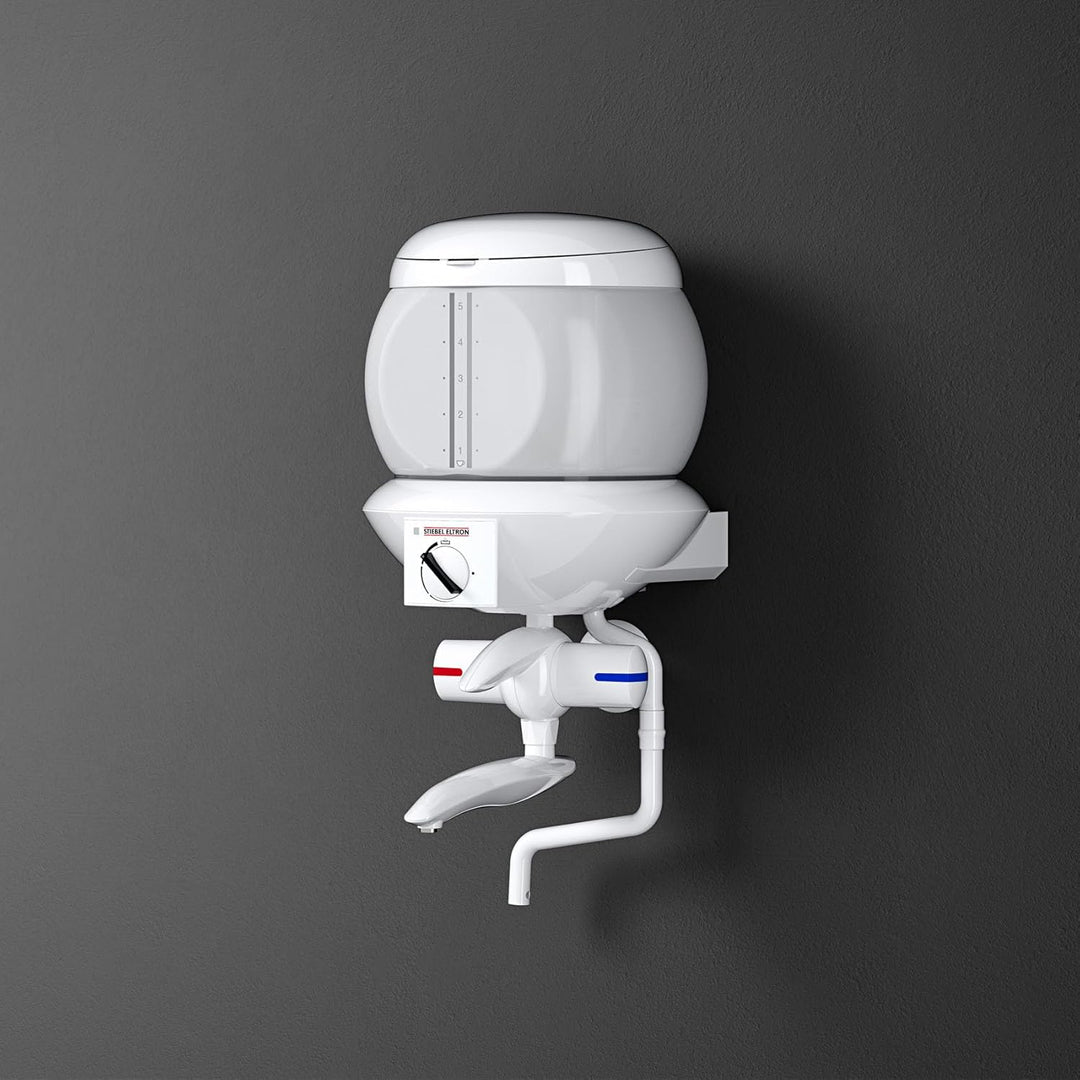 STIEBEL ELTRON Kochendwassergerät EBK 5 G, Glas, 5 Liter, Hebel-Zweigriff-Füll- und Ablaufarmatur, 7