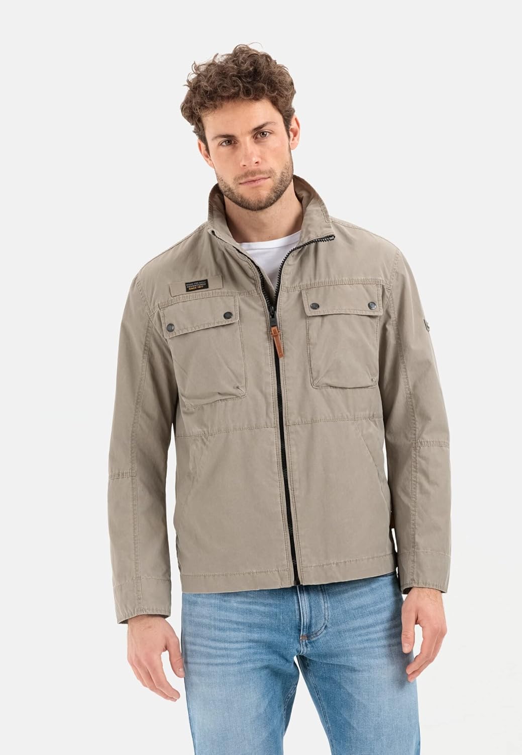 camel active Herren Blouson 34 Beige, 34 Beige