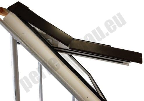 AFG Skylight Kunststoff Dachfenster PVC 78 x 160 mit Eindeckrahmen Schwingfenster Dachflächenfenster