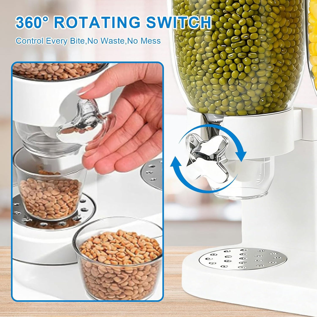 Cereal Dispenser Countertop 2L, Luftdichter Müslispender für die Organisation des Küchenvorratsraums