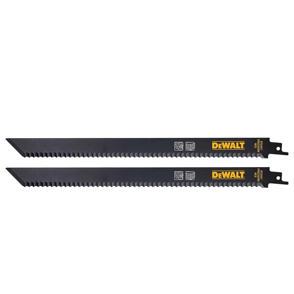 Dewalt HCS Spezial-Säbelsägenblatt DT2451 (300mm Gesamtlänge, wellengeschliffen, für Faserdämmstoffe