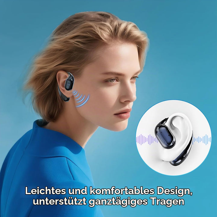 KI Übersetzer Kopfhörer Ninonly Bluetooth 5.4 Echtzeit Übersetzer Kopfhörer mit 150 Sprachen mit App