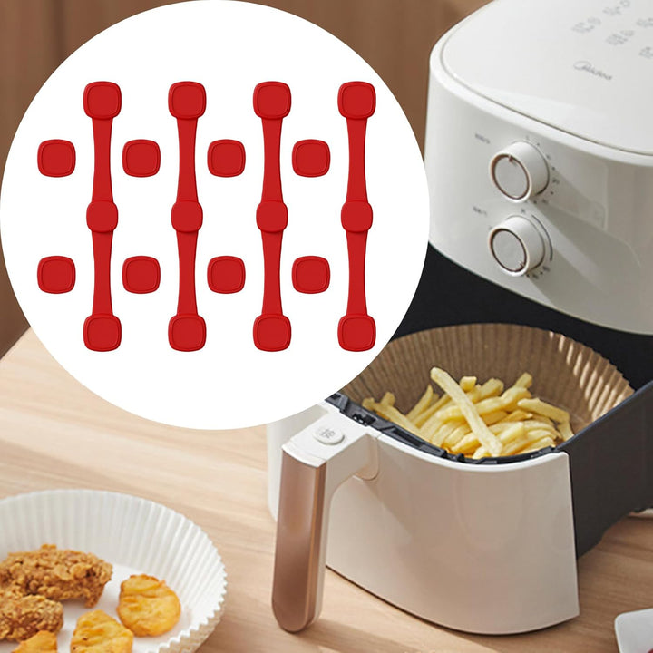 4Stück Magnete Für Airfryer Backpapier, Zubehör Für Heissluftfritteusen Backpapier Befestigungsschna