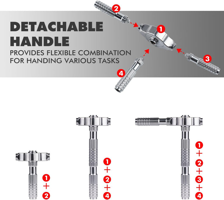 Ratschen Schraubendreher Set, 40 in 1 Magnetisch Schraubendreher Set, S2-Stahlbits, DIY-Kombinations