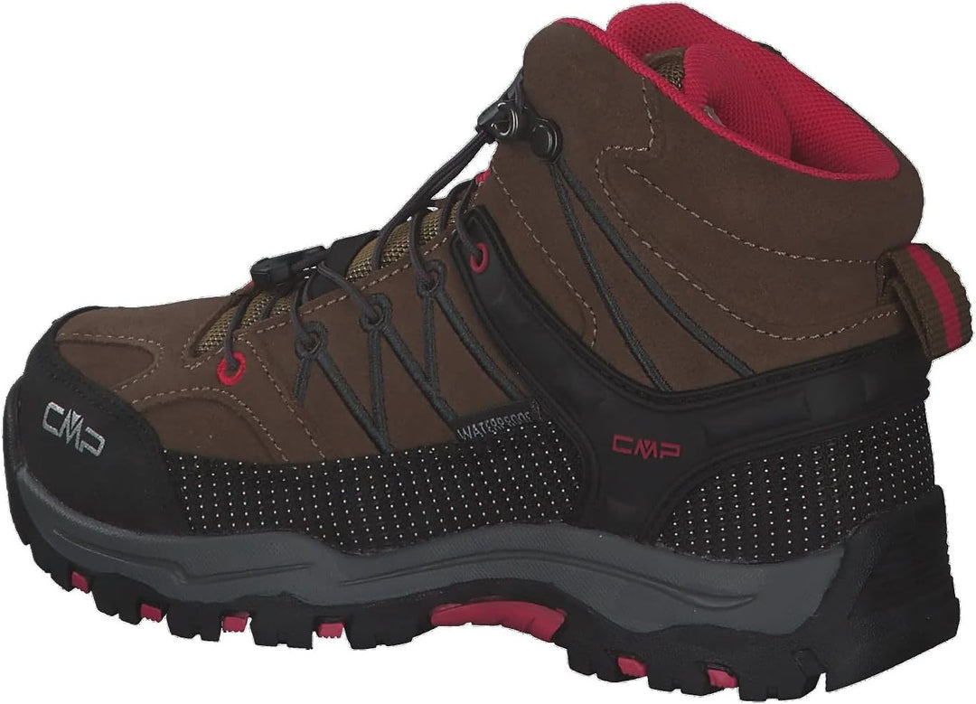 CMP Jungen Unisex Kinder Rigel Low Wmn Trekking Shoes Wp Wanderschuhe 29 EU Corteccia Begonia, 29 EU