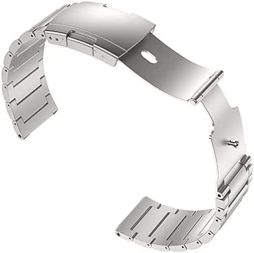 MaKTech Titanband,20mm Leichtes Metall Link Armband,für Samsung Samsung Galaxy Watch 6 43/47/40/44mm