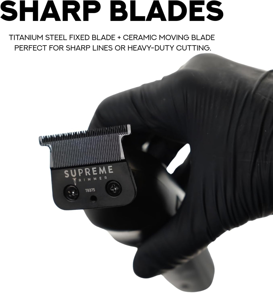 Supreme Trimmer Vader Lite ST3700 – Professioneller kabelloser Friseurauskleidung & Detailer, 120 Mi