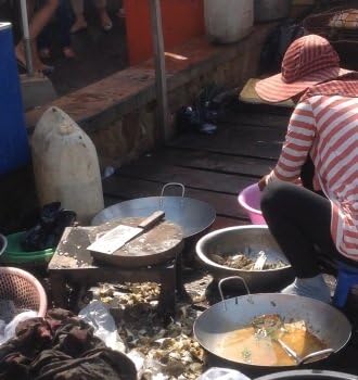 Spicebar Gewürzküche Than Messer Angkor mittel, Gemüsemesser handgeschmiedet, Angkor mittel