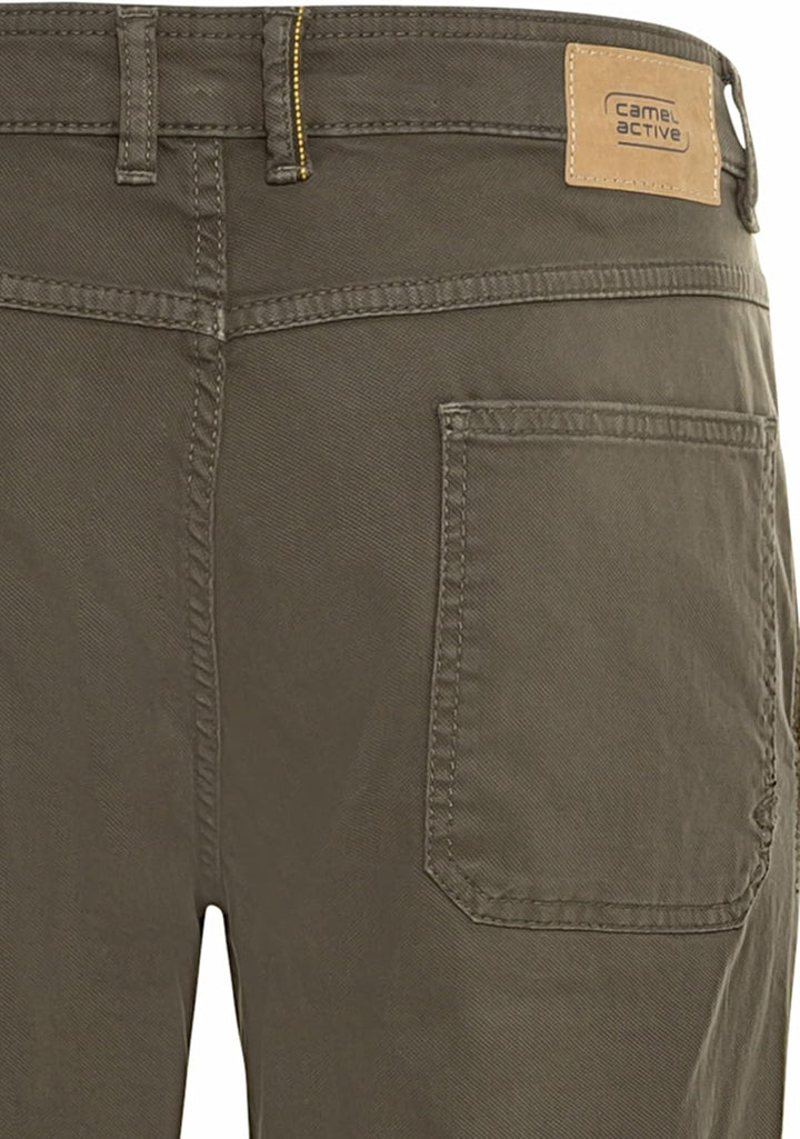 camel active Herren Klassische Hose 30W / 32L Dunkel Grün, 30W / 32L Dunkel Grün
