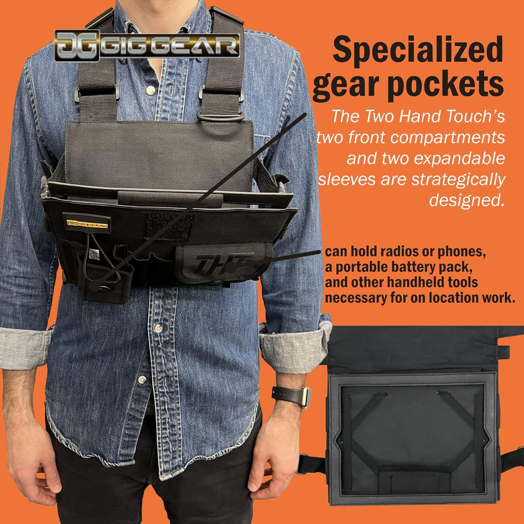 Gig Gear Tablet-Brustgeschirr für iPad und Samsung Tablets – robuste Tablet-Tragetasche mit Gurt und