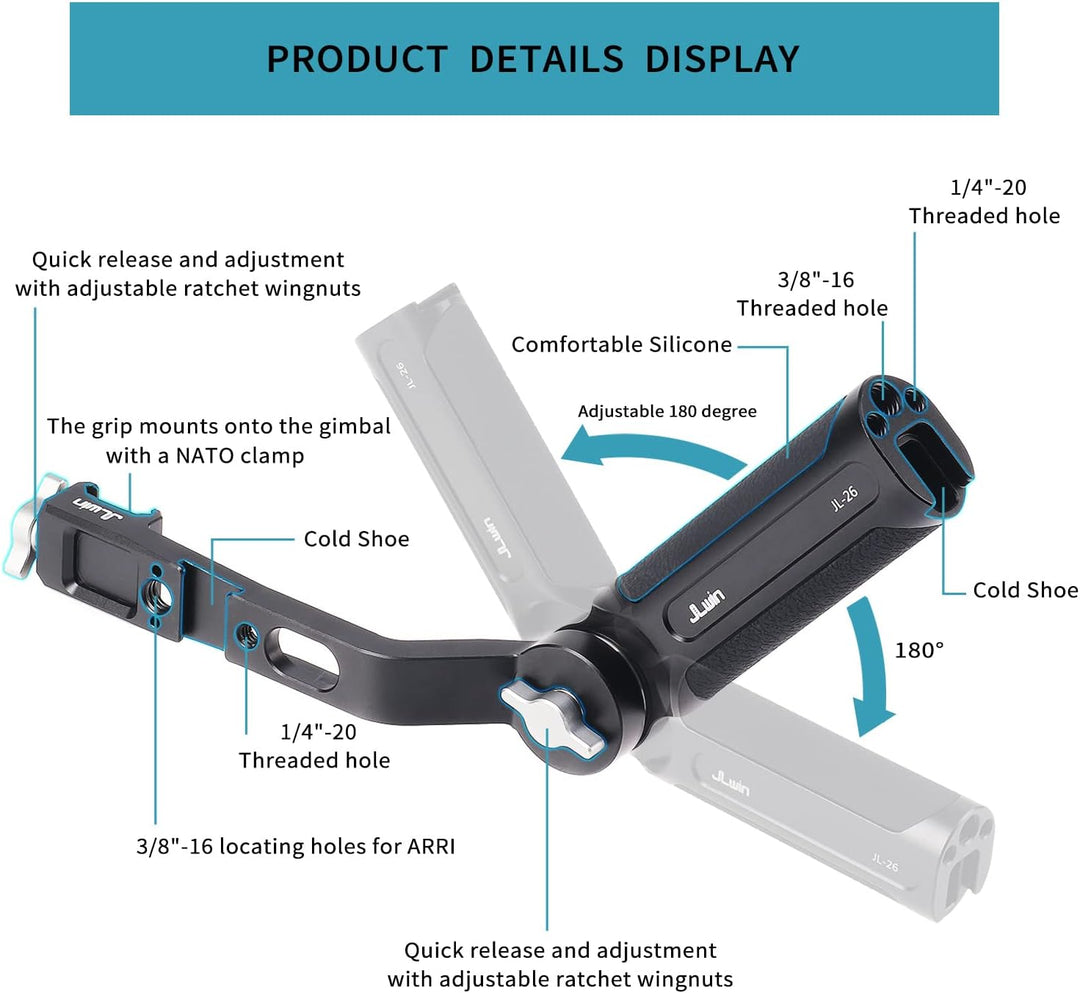 FOTGA Sling Handgriff Handgrip Grip für DJI RS2/RSC2/RS3/RS3 Pro/RS3 Mini Gimbal Handheld Stabilizer