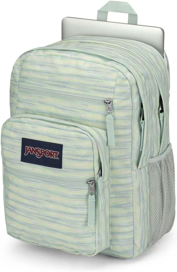 JanSport BIG STUDENT Grosser Rucksack, 15 inch -Laptopfach 70s Space Dye Fresh Mint, 70s Space Dye F