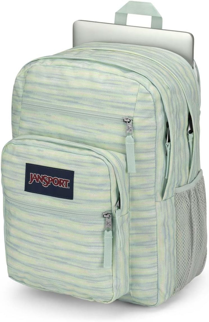 JanSport BIG STUDENT Grosser Rucksack, 15 inch -Laptopfach 70s Space Dye Fresh Mint, 70s Space Dye F