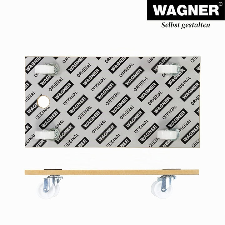 WAGNER Transporthilfe MM 1319 I 57,5 x 30 x 10 cm - Tragkraft 200 kg - Spezialbeschichtung I Anti-Ru